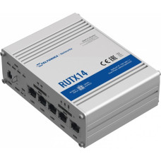 Teltonika Rūteris Teltonika  LTE Cat 12 Router | RUTX14 | 802.11ac | 867 Mbit/s | 10/100/1000 Mbps Mbit/s | Ethernet LAN (RJ-45) ports 5 | Mesh Support | MU-MiMO Yes | 4G | Antenna type Internal