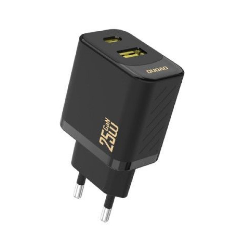 Dudao Adapteris Dudao Universal A26T GaN 25W USB-A, USB-C Charger Black