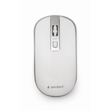Gembird Datora pele Gembird  MOUSE USB OPTICAL WRL WHITE/SILVER MUSW-4B-06-WS