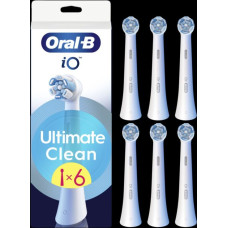 Oral-B Zobu birste Oral-B  Replaceable toothbrush heads | iO UltimateClean | Heads | For adults | Number of brush heads included 6 | White