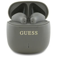 Guess Bezvadu austiņas Guess  Bluetooth headphones GUTWSJ14ESGE    TWS +  taupe Printed Classic Logo Grey
