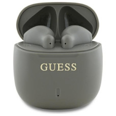 Guess Bezvadu austiņas Guess  Bluetooth headphones GUTWSJ14ESGE    TWS +  taupe Printed Classic Logo Grey