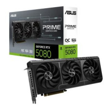 Asus Grafiskās karte / Video kartes Asus  Graphics Card||NVIDIA GeForce RTX 5080|16 GB|GDDR7|256 bit|PCIE 5.0 16x|1xHDMI|3xDisplayPort|PRIME-RTX5080-O16G