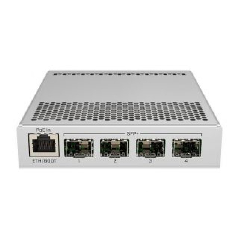 Mikrotik Serveru  - Citi piederumi Mikrotik  Switch CRS305-1G-4S+IN PoE 802.3 af and PoE+ 802.3 at, Web managed, Desktop, 1 Gbps (RJ-45) ports quantity 1, SFP+ ports quantity 4