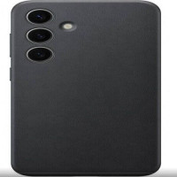 Samsung Aizmugurējais vāciņš Samsung - Galaxy S24 Leather Cover case Black