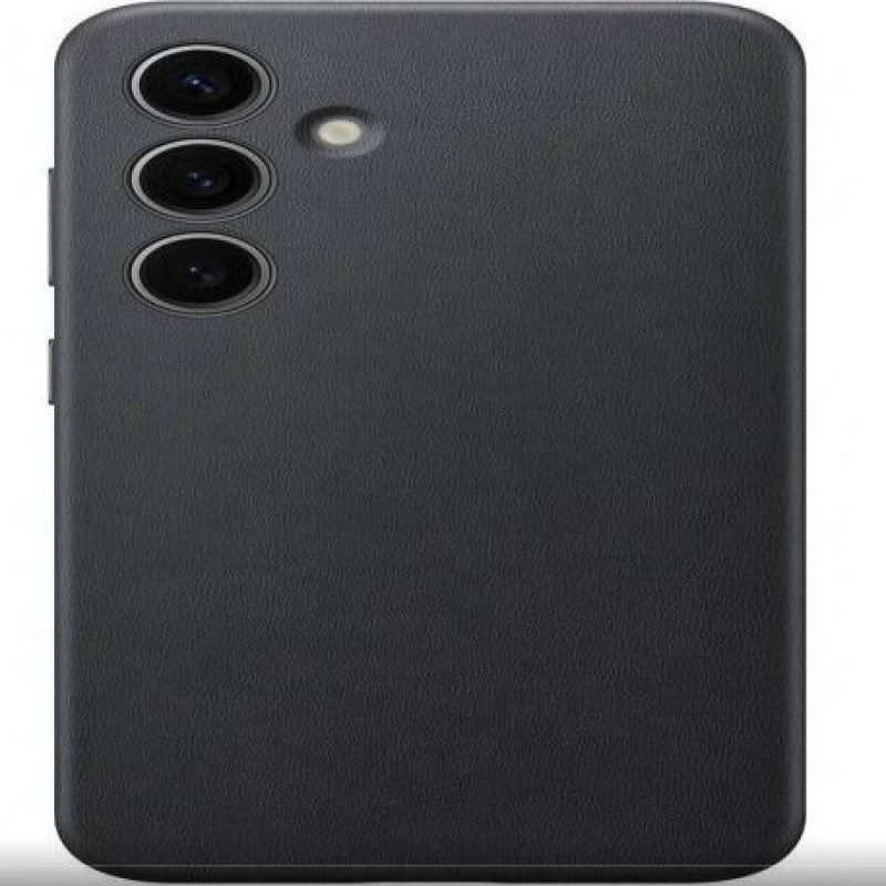 Samsung Aizmugurējais vāciņš Samsung - Galaxy S24 Leather Cover case Black