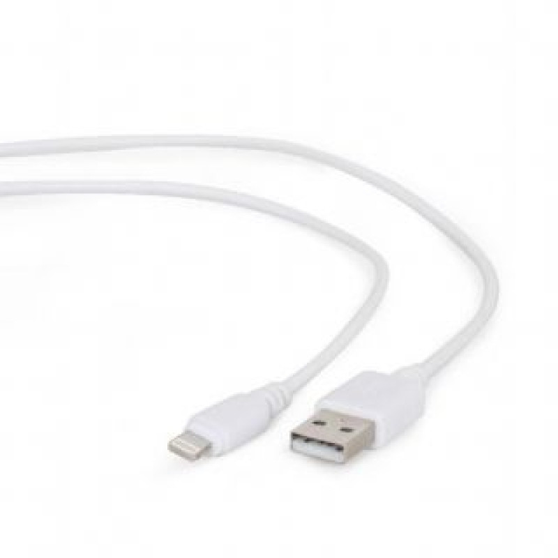 Gembird Kabelis Gembird  CABLE LIGHTNING TO USB2 1M/CC-USB2-AMLM-W-1M