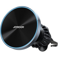 Joyroom Kabelis Joyroom  Joyroom magnetic car holder 15W wireless charger for air vent black (JR-ZS240 Pro)