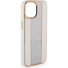 Ilike Aizmugurējais vāciņš iLike Apple iPhone 11 Diamonds and Leather Case White