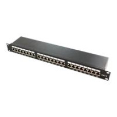 Logilink Datoru piederumi Logilink  LOGILINK NP0061 LOGILINK-  Patch Panel 19-mounting Cat.6A STP 24 ports, black