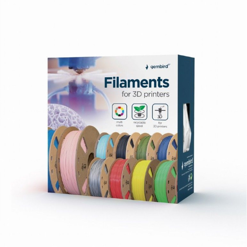 Gembird Aksesuāri un izejmateriāli Gembird  Plastic filament for cleaning 3D printer nozzle, 1.75 mm 100gr. | 3DP-CLN1.75-01