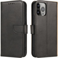Hurtel Aizmugurējais vāciņš Hurtel  Magnet Case for Samsung Galaxy S23 Ultra flip cover wallet stand black