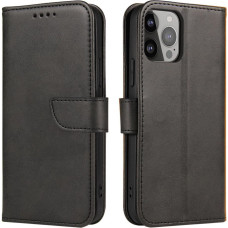Hurtel Aizmugurējais vāciņš Hurtel  Magnet Case for Samsung Galaxy S23 Ultra flip cover wallet stand black