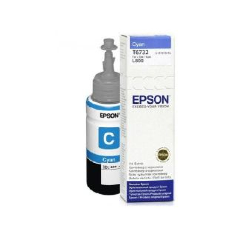 Epson Aksesuāri un izejmateriāli EPSON  T6732 Ink bottle 70ml Ink Cartridge, Cyan