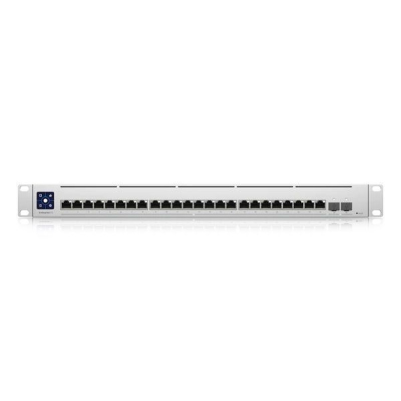 Ubiquiti Nevadāms centrmezgls UBIQUITI  Unifi Switch  USW-EnterpriseXG-24 Managed L3, Rackmountable, 1 Gbps (RJ-45) ports quantity 24, SFP+ ports quantity 2x 25G SFP, Power supply type Internal