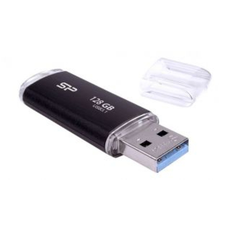 Silicon Power Zibatmiņa Silicon power  USB 3.1 Flash Drive Blaze B02 128 GB, USB 3.2 Gen 1/USB 3.1 Gen 1/USB 3.0/USB 2.0, Black