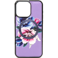 Evelatus Aizmugurējais vāciņš Evelatus Apple iPhone 15 Pro Wallet  and Slim Cover Case Purple