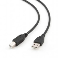 Gembird Kabelis Gembird  CABLE USB2 AM-BM 3M/BLACK CCP-USB2-AMBM-10