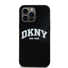 Dkny Cits mobilo telefonu aksesuārs DKNY  DKNY Silicone White Printed Logo MagSafe iPhone 16 Pro Case - Black
