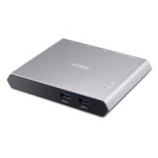 Aten Serveru  - Citi piederumi Aten  US3310-AT 2-Port USB-C Dock Switch with Power Pass-through