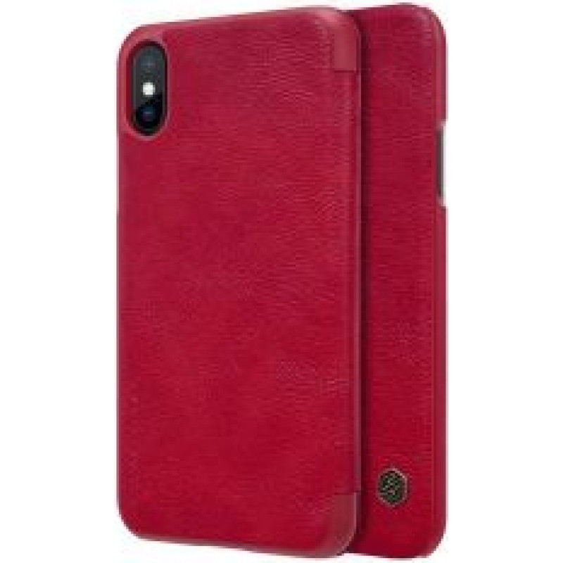 Nillkin Atveramie maciņi Nillkin Apple iPhone X/Xs Qin Book Case Red