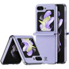 Dux Ducis Aizmugurējais vāciņš Dux Ducis Samsung Galaxy Z Flip5 5G Flip Leather Case Wallet Purple