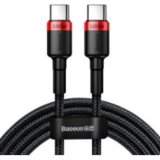 Baseus Kabelis Baseus  Baseus Cafule PD2.0 100W flash charging USB For Type-C cable (20V 5A)2m Red+Black