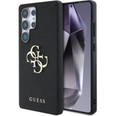 Guess Aizmugurējais vāciņš Guess  Etui Guess Grained Big 4G Logo Small      Classic Logo do Samsung Galaxy S25 Ultra czarny