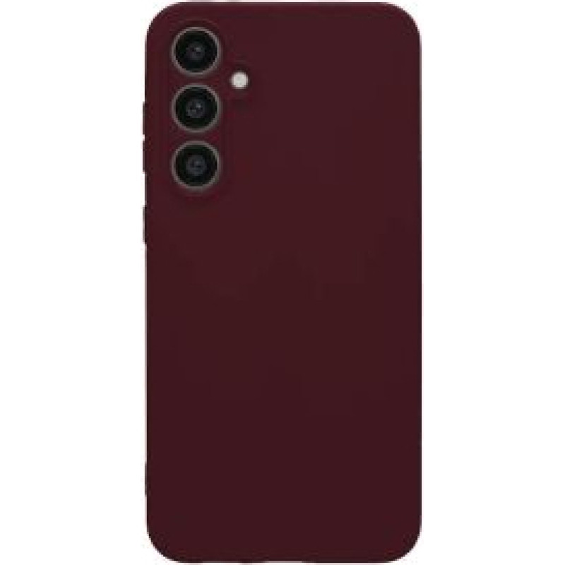 Connect Aizmugurējais vāciņš Connect Samsung Galaxy A55 5G Premium Quality Soft Touch Silicone Case Plum