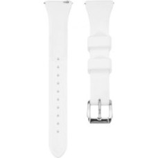Connect Siksniņa Connect  20mm T-buckle Silicone Loop Watch Strap (130mm M/L) White