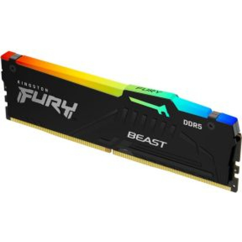 Kingston Operatīv atmiņa DDR4 Kingston  Fury Beast 32GB DDR5, 6000 MHz, CL36, 288-Pin, DIMM