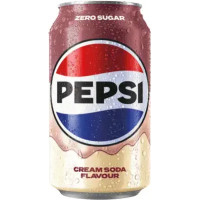 PEPSI Cream Soda Zero, bundžā 330ml