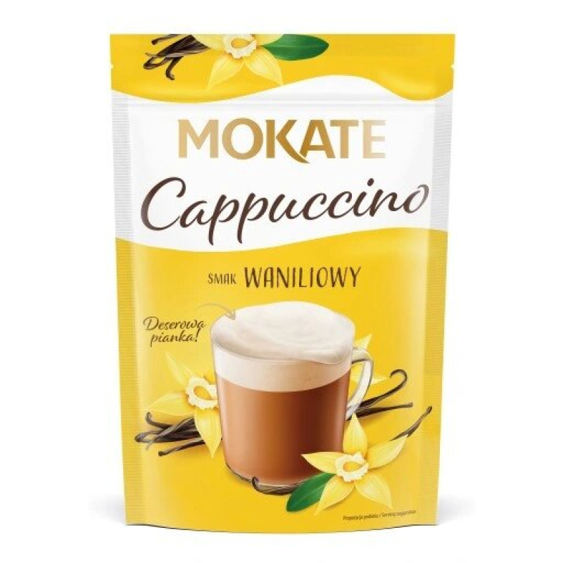 MOKATE Cappuccino, vaniļas 110g