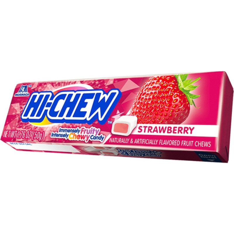 HI-CHEW Strawberry košļājamās konfektes 50g