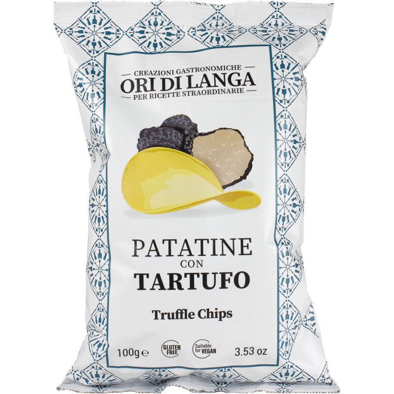ORI DI LANGA Kartupeļu čipsi ar trifelēm (Tuber aestivum Vitt.) 100g