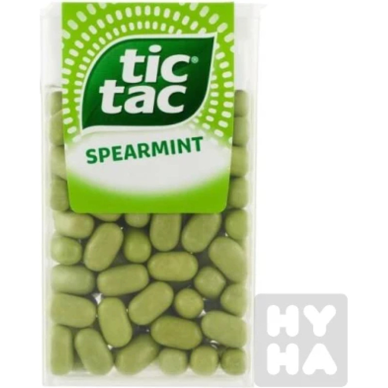 TIC TAC Spearmint, piparmētru dražejas 18g