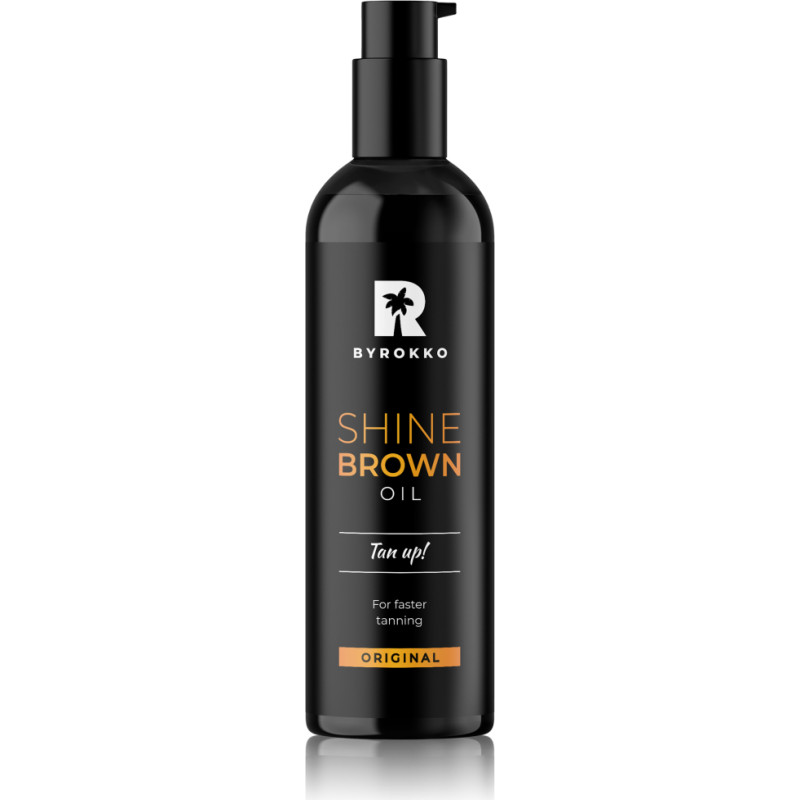 SHINE BROWN Oil iedegumu veicinoša eļļa ķermenim 150ml