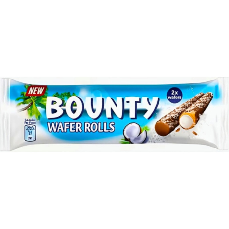 BOUNTY vafeļu batoniņš 22.5g