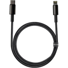 Baseus Kabelis Baseus Universal Tungsten Gold Fast Charge Cable USB-C to Lightning 20W 1m Black