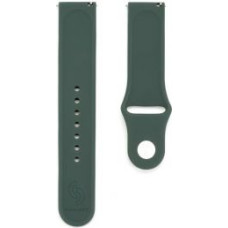 Connect Siksniņa Connect  20mm Silicone Loop Watch Strap (S/M 110mm) Olive