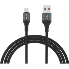 Dudao Kabelis Dudao  Dudao L3ST USB-A - USB-C 5A Cable 1.2m Braided - Black