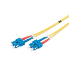 Digitus Kabelis Digitus  Patch Cord FO, Duplex, SC to SC SM OS2 09/125 µ, 1 m Yellow, SC, SC