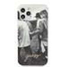 Guess Aizmugurējais vāciņš Guess Apple iPhone 12/12 Pro PC/TPU B&W Photo Case White