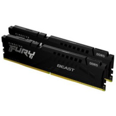 Kingston Operatīv atmiņa DDR4 Kingston  Fury Beast 64GB DDR5, 5200 MHz, CL40, 288-Pin, DIMM Kit (32GB x 2)
