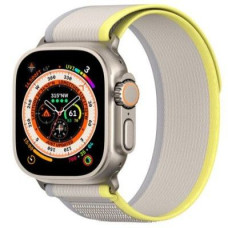 Dux Ducis Siksniņa Dux Ducis  Sport Velcro Strap for Apple Watch 9 / 8 / 7 / 6 / SE / 5 / 4 / 3 / 2 / 1 (38, 40, 41 mm) Yellow