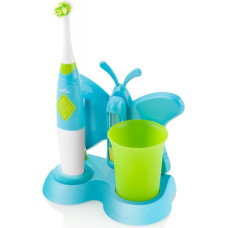 ETA Zobu birste ETA  Toothbrush with water cup and holder Sonetic  129490080 Battery operated, For kids, Number of brush heads included 2, Blue