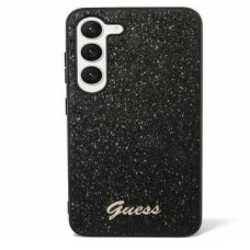Guess Aizmugurējais vāciņš Guess Samsung Galaxy S24 HC PC/TPU GLITTER SCRIPT Black