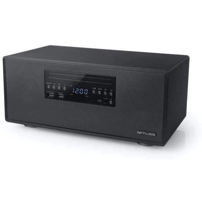 Muse Skaļruņi Muse  Bluetooth Micro System M-692 BTC 2 x 30 W, Wireless connection, Black, FM radio, CD and USB port, NFC, Bluetooth