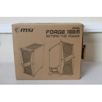MSI Datoru korpusi MSI  SALE OUT.  MAG FORGE 100M PC Case, Mid-Tower, USB 3.2, Black |  | MAG FORGE 100M | Black | ATX | DAMAGED PACKAGING | Power supply included No