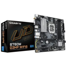 Gigabyte Pamatplate Intel procesorsiem Gigabyte  Mainboard||Intel B760 Express|LGA1700|Micro-ATX|Memory DDR5|Memory slots 4|2xPCI-Express 3.0 1x|1xPCI-Express 4.0 16x|2xM.2|1x15pin D-sub|1xHDMI|1xDisplayPort|2xUSB 2.0|3xUSB 3.2|1xUSB-C|1xPS/2|1xRJ45|3xAud
